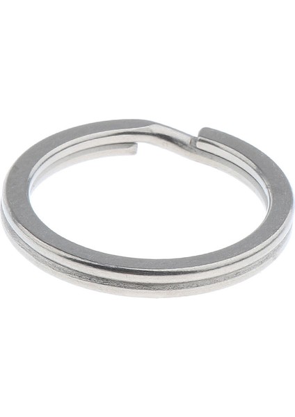 Titanyum Anahtarlık Cep Aracı Mini Bölünmüş Anahtarlık Daire Klip Gümüş 25MM (Yurt Dışından)
