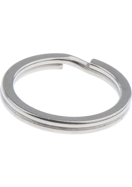 Titanyum Anahtarlık Cep Aracı Mini Bölünmüş Anahtarlık Daire Klip Gümüş 25MM (Yurt Dışından)