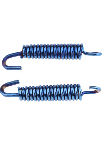 2 Adet 65MM Motosiklet Paslanmaz Çelik Egzoz Borusu Susturucu Bahar Kanca Mavi (Yurt Dışından) fırsatları