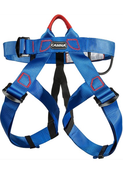 Tırmanma Koşum Emniyet Kemeri Ağacı Tırmanma Rappelling Mavisi (Yurt Dışından)