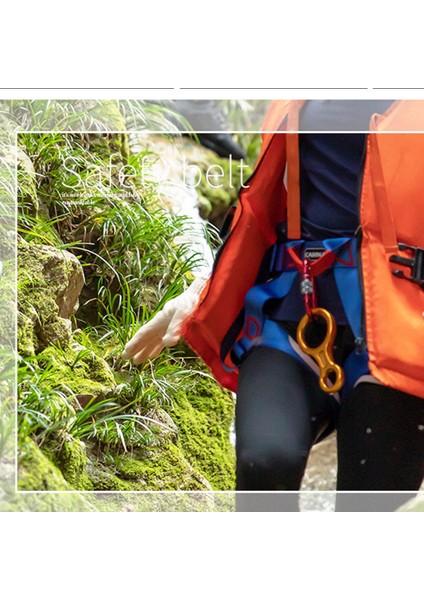 Tırmanma Koşum Emniyet Kemeri Ağacı Tırmanma Rappelling Mavisi (Yurt Dışından)
