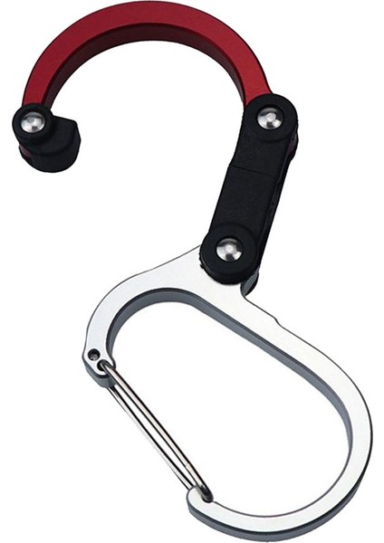 Mini Carabiner Klip Kanca Seyahat Için Klip Kanca Anahtarlık, Bagaj, Küçük Çanta Askı Kırmızı (Yurt Dışından) fırsatları