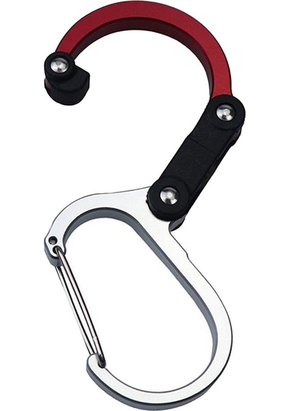 Mini Carabiner Klip Kanca Seyahat Için Klip Kanca Anahtarlık, Bagaj, Küçük Çanta Askı Kırmızı (Yurt Dışından) indirimleri