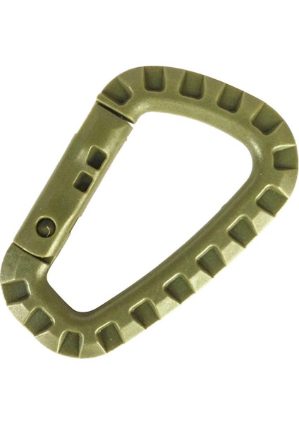 Taktik Dişli Karabina Anahtarlık Sert Polimer D Kilit Sırt Çantası Klipler Yeşil (Yurt Dışından) modelleri