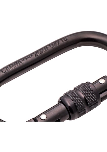 Oval Şekil 25KN Vida Kilitleme Karabina Kaya Tırmanışı Ekipmanları Ce Sertifikalı (Yurt Dışından) modelleri