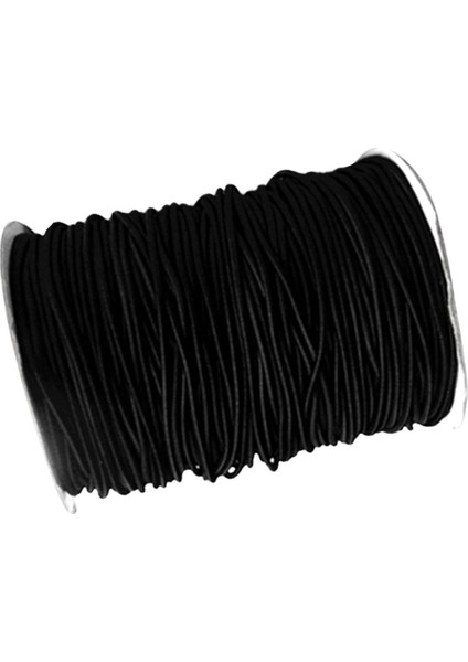 8mm 10 Metre Siyah Yuvarlak Elastik Bungee / Şok Kordon Kravat Aşağı Streç Halat 10 M (Yurt Dışından)
