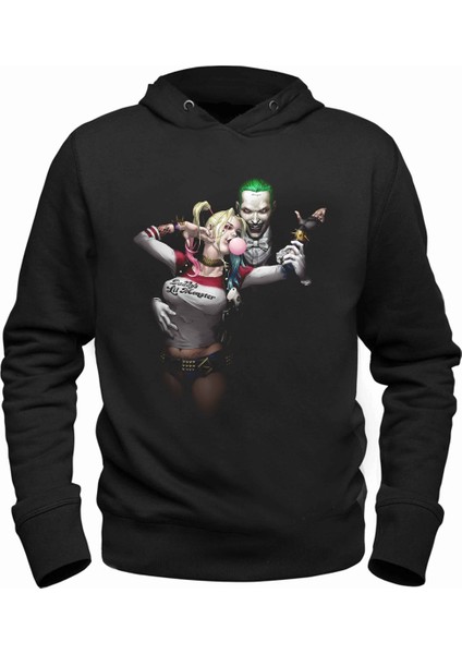 Harley Q Siyah Çocuk Sweatshirt