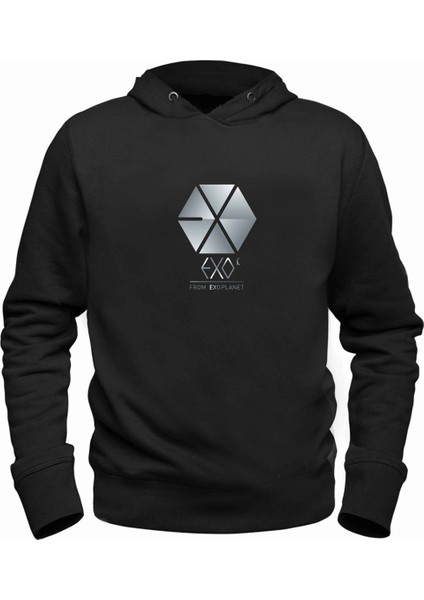 Exo Siyah Çocuk Sweatshirt