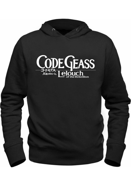 Code Geass Anime Çocuk Siyah Sweatshirt