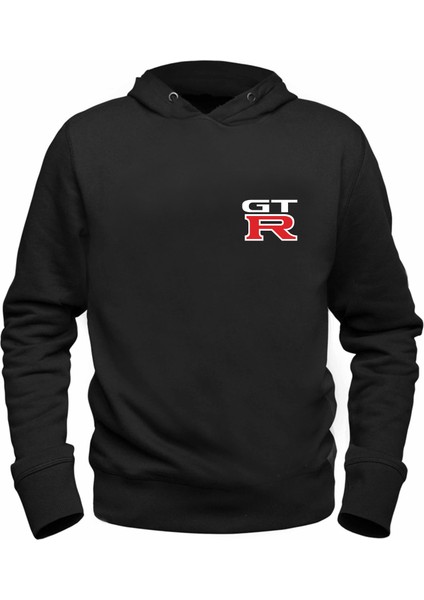 Gtr Resim Baskılı Çocuk Siyah Sweatshirt