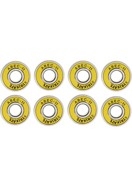 Kaykay Rulman 608RS Abec 11 Entegre Spacer Longboard Sarı Rulman (Yurt Dışından)