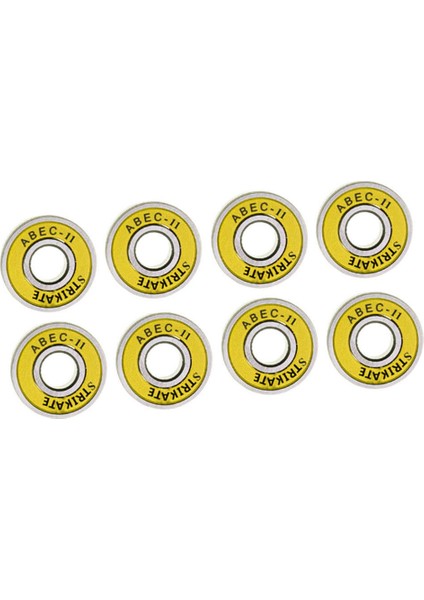 Kaykay Rulman 608RS Abec 11 Entegre Spacer Longboard Sarı Rulman (Yurt Dışından)