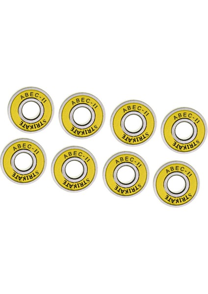 Kaykay Rulman 608RS Abec 11 Entegre Spacer Longboard Sarı Rulman (Yurt Dışından)