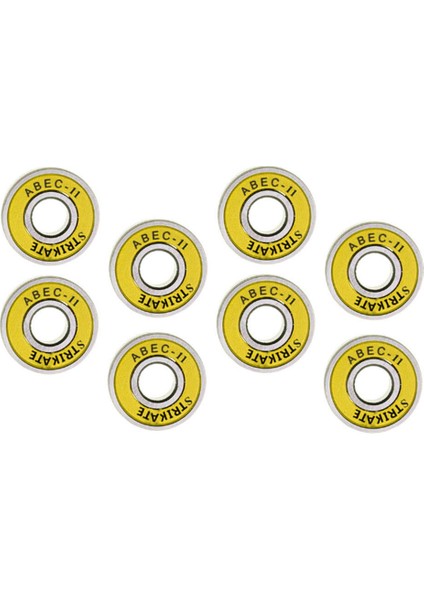 Kaykay Rulman 608RS Abec 11 Entegre Spacer Longboard Sarı Rulman (Yurt Dışından)