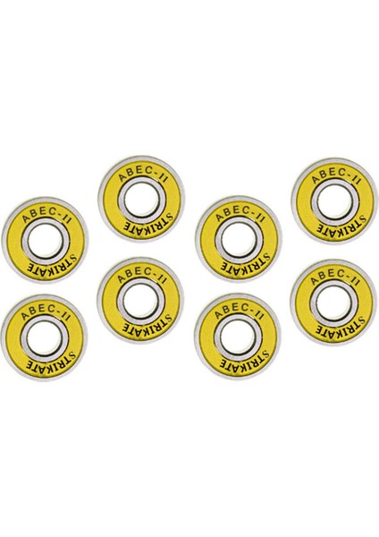 Kaykay Rulman 608RS Abec 11 Entegre Spacer Longboard Sarı Rulman (Yurt Dışından)
