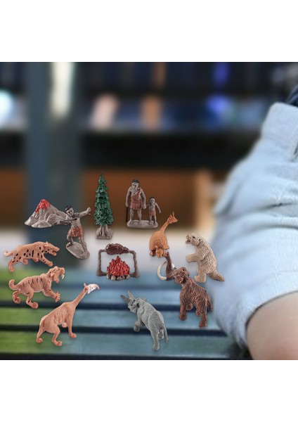 Çiftlik Hayvanları Oyuncak Bulls Atlar Inekler At Heykelcik 12 Adet Set (Yurt Dışından)