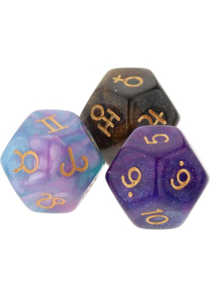 Çoklu Taraflı Zar Seti Kurulu Oyunu Zindanlar D & D Rpg Oyunları Rol Oyna Bar Oyuncaklar Mor Mor Yeşil Kahve (Yurt Dışından)