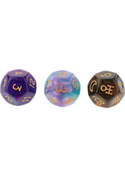 Çoklu Taraflı Zar Seti Kurulu Oyunu Zindanlar D & D Rpg Oyunları Rol Oyna Bar Oyuncaklar Mor Mor Yeşil Kahve (Yurt Dışından)