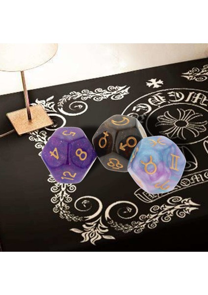 Çoklu Taraflı Zar Seti Kurulu Oyunu Zindanlar D & D Rpg Oyunları Rol Oyna Bar Oyuncaklar Mor Mor Yeşil Kahve (Yurt Dışından)