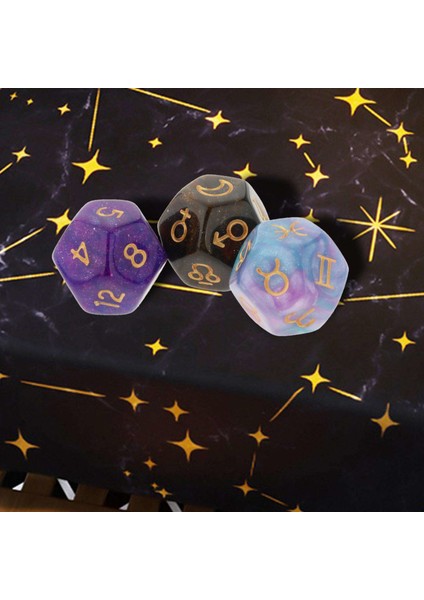 Çoklu Taraflı Zar Seti Kurulu Oyunu Zindanlar D & D Rpg Oyunları Rol Oyna Bar Oyuncaklar Mor Mor Yeşil Kahve (Yurt Dışından)