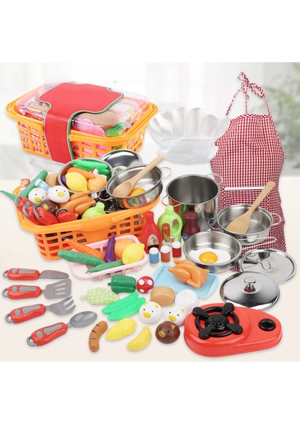 Çocuklar Mutfak Oyuncak Çocuk Kesme Oyna Pretend Pretend Food Oyuncaklar Oyun Mutfak Oyuncak (Yurt Dışından) modelleri