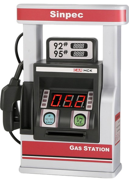 1 Takım Çocukların Gaz Servis Istasyonu Işıkları ve Sesleri ile Hayat Sahneleri Oyuncaklar (Yurt Dışından)