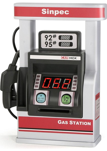 1 Takım Çocukların Gaz Servis Istasyonu Işıkları ve Sesleri ile Hayat Sahneleri Oyuncaklar (Yurt Dışından)