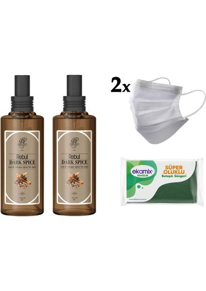 Dark Spice Kolonya 100 ml 2 Adet