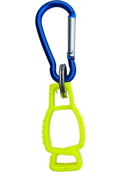 Eldiven Klip Bekçi Tutucu Işçi Iş Kelepçe Kapmak Yakalayıcı Küçük Boyutu Sarı (Yurt Dışından)