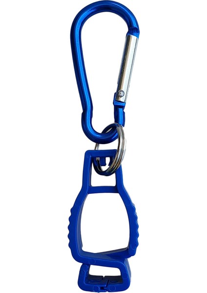 Eldiven Klibi Bekçi Tutucu Işçi Iş Kelepçe Kapmak Yakalayıcı Küçük Boyutlu Mavi (Yurt Dışından)