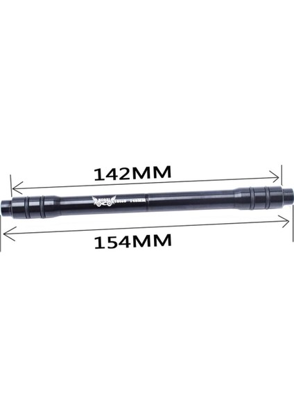 Bisiklet 12MM Ila 9 Thru Aks Hızlı Yayın Hub Dönüşüm Şiş Adaptörü Siyah (Yurt Dışından)