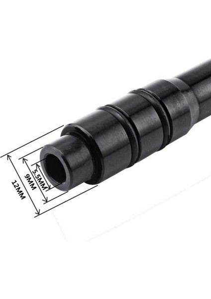 Bisiklet 12MM Ila 9 Thru Aks Hızlı Yayın Hub Dönüşüm Şiş Adaptörü Siyah (Yurt Dışından)