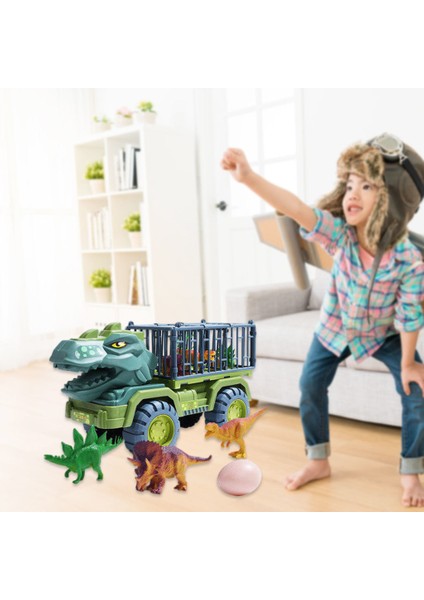Çocuklar için Dinozor Şeklinde Araba Oyuncağı - Yeşil (Yurt Dışından) modelleri