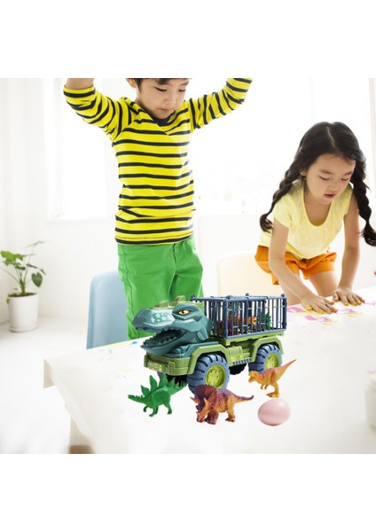 Çocuklar için Dinozor Şeklinde Araba Oyuncağı - Yeşil (Yurt Dışından) fırsatları