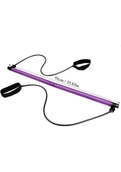 Taşınabilir Egzersiz Çubuğu Pilates Barı Spor Aleti 92 cm modelleri