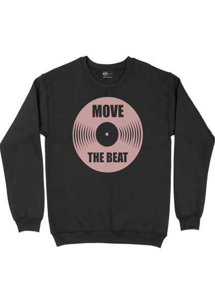 Move The Beat Siyah Sweatshirt