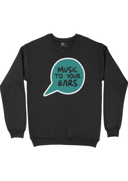 My Brain Is 80 Song Lyrics Siyah Sweatshirt