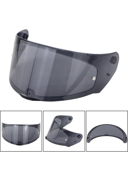 Kask Visor Lens Uv Koruma FF-353 320 328 80 Koyu Gri Için Tam Yüz (Yurt Dışından)