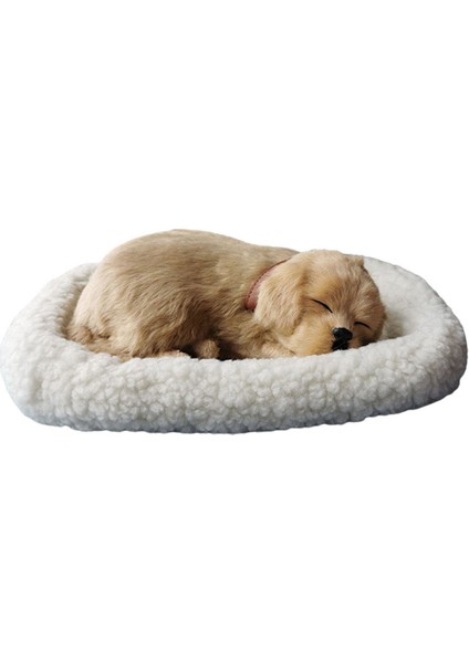 Uyuyan Köpek Peluş Aksesuar - Beyaz (Yurt Dışından)