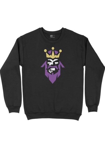 La King Siyah Sweatshirt