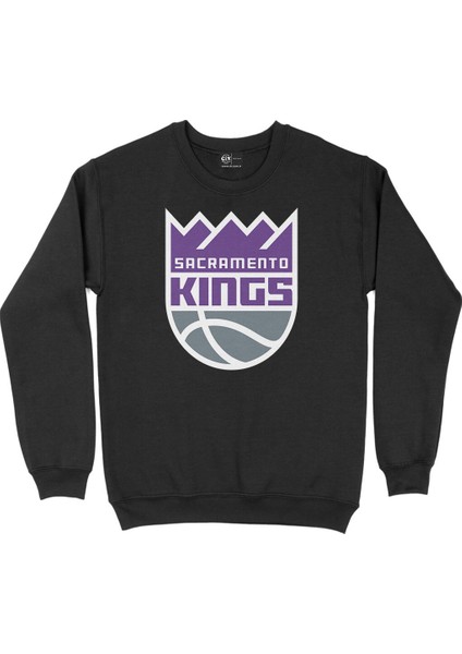 Sacramento Kings Siyah Sweatshirt