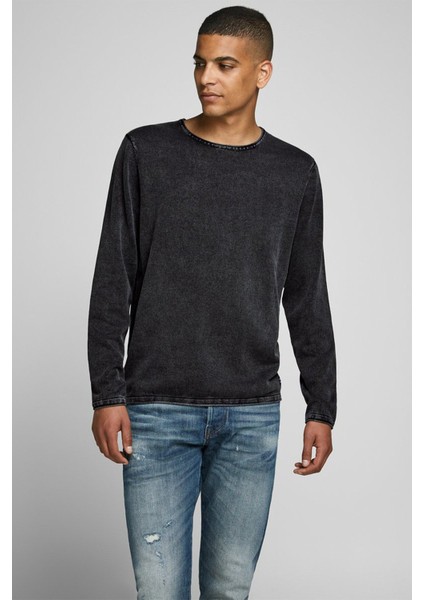 Jack & Jones Erkek Lacivert Kazak-12174001