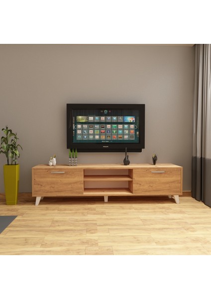 Tv Ünitesi Atlantik Kahve Dolaplı 180 cm