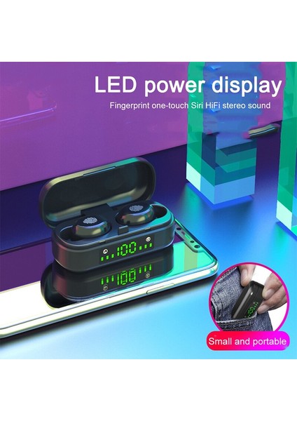 Tws Kablosuz Kulaklık Bluetooth 5.0 9d Bas Stereo Su Geçirmez (Yurt Dışından) indirimleri