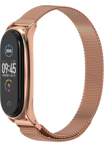 Milan Manyetik Artı Paslanmaz Çelik Kayış Xiaomi Mi Band İçin 6/5/4/3 (Yurt Dışından) modelleri