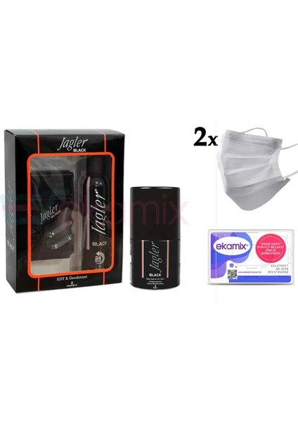 Black Set 90ML  Black Rollon