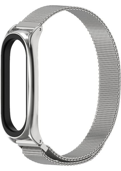 Milan Manyetik Artı Paslanmaz Çelik Kayış Xiaomi Mi Band İçin 6/5/4/3 (Yurt Dışından)