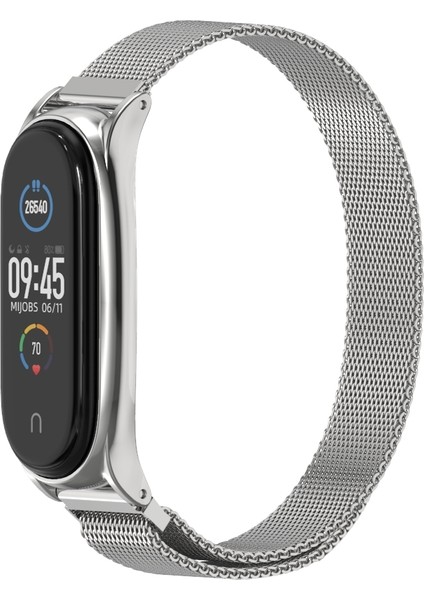 Milan Manyetik Artı Paslanmaz Çelik Kayış Xiaomi Mi Band İçin 6/5/4/3 (Yurt Dışından) modelleri