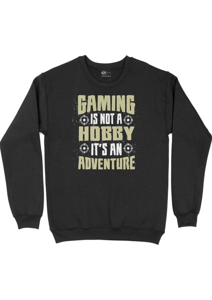 Mavi Gaming Zone Siyah Sweatshirt