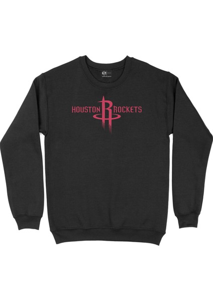 Houston Rockets Siyah Sweatshirt